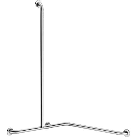 Delabie DUHA avec raccords mâles, sortie horizontale verticale (gauche) D32mm, finition satinée (1/2)