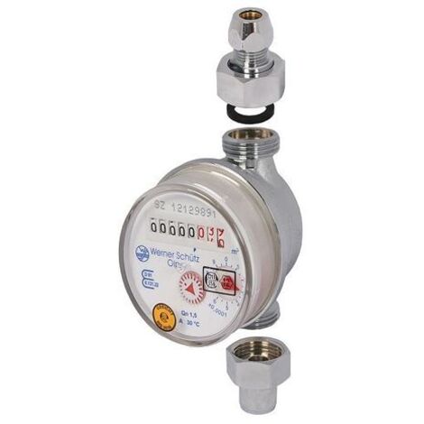 Compteur pour lavabo 3/4’’ MID Q3 2.5m³/h taxe d'étalonnage comprise (1/3)