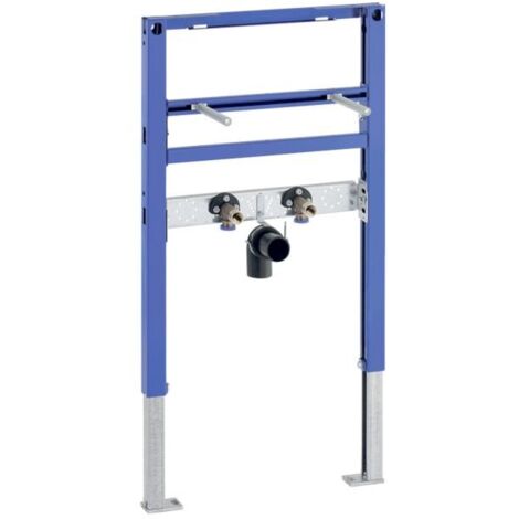 Geberit Duofix - Bâti-support pour lavabo, 82 à 98 cm, pour robinetterie sur plage 111.485.00.1