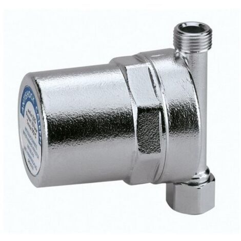 Caleffi – Amortisseur anti-bélier 525150 – Écrou-raccord 3/4"IT x 3/4" AG – Boîtier en laiton chromé – Pression max 10 bar