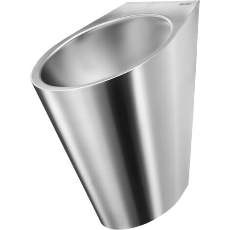 Urinoir Delabie FINO WF sans eau, mural, finition satinée, acier inoxydable 1.4301