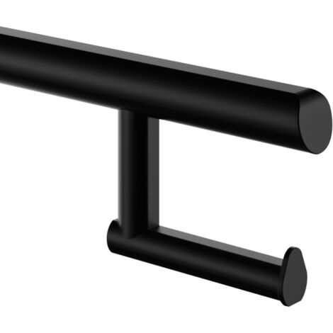 Support de papier toilette Delabie pour poignée Be-Line, noir mat (1/2)