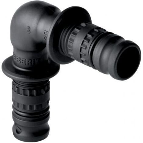 Coude 90° Mepla PVDF à sertir FF - 50mm - Geberit (1/2)