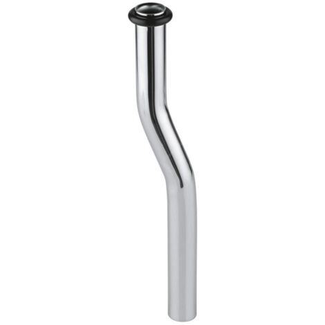 GROHE tuyau de chasse d'eau pour urinoir 20cm avec saut 2cm o 18mm avec joint torique chrome