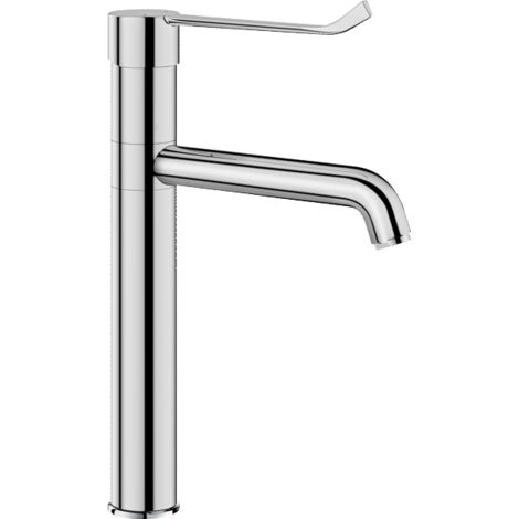 Delabie WT-MBatt. EP Bec de lavage pivotant haut H205 L170, levier d'hygiène (1/2)