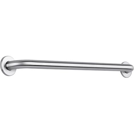 Poignée de maintien Delabie Basic D32 L800mm en acier inoxydable satiné (1/2)