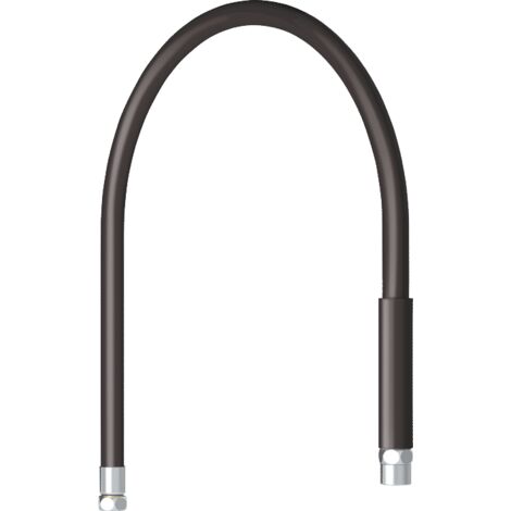 Flexible Delabie en matériau alimentaire G1/2 noir L1200mm (1/2)