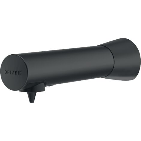 Distributeur de savon BINOPTIC noir, montage mural, câble de 1,2 m, alimentation secteur (1/3)