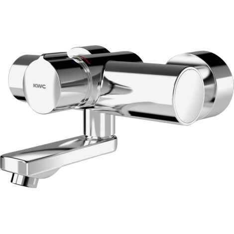 KWC AR Robinet de lavabo, F5, hydra., mitigeur, bec pivotant, 195 mm, 3l (1/2)