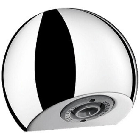 Delabie - Pomme de douche ROUND inviolable M1/2 pour panneau de 1 à 15 mm laiton chromé (1/2)