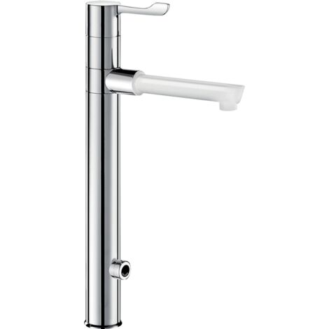 Delabie Électronique. Batterie. Écoulement pivotant, H300mm, 1 BIOCLIP-Écoulement unique (1/2)