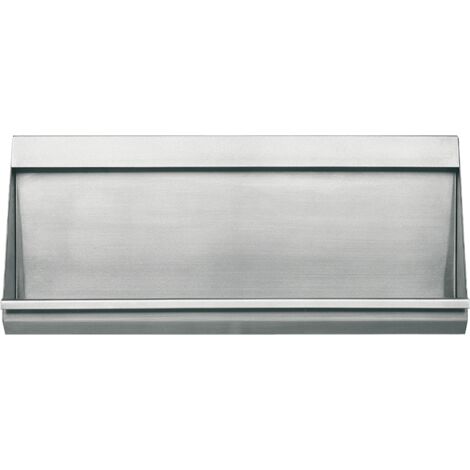 Urinoir de série KWC AR, CAMPUS, acier inoxydable V4A, 1800x515x235 mm, siphon central avec filtre