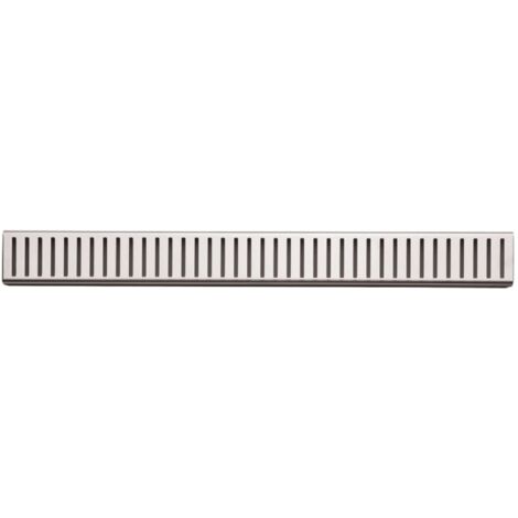 Alcadrain Grilles - Grille pour caniveau à douche linéaire 1050 mm, inox mat PURE-1050M (1/3)