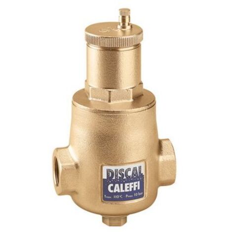 Thermador – Séparateur de microbulles discales 551006 – Purgeur radiateur avec raccord de vidange – Pression 10 bars – Plage de température 1930-110°C (1/8)