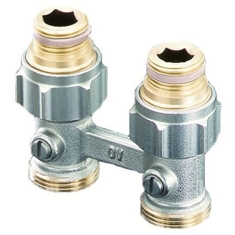 Raccord d'arrêt droit - M 3/4' - M 1/2' - ZB Multiflex - Oventrop (1/3)