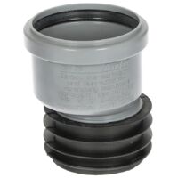 Manchon enfichable universel HT DN75 – Raccord PE en polypropylène – Résistant à l'eau chaude jusqu'à 90 °C – Joint EPDM pour étanchéité – Airfit