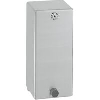 Distributeur de savon KWC AR, SOLIDITÉ, Édition, 128x320x127 mm, fixation en surface