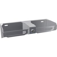Support pour double rouleaux KWC AR WC, RODAN, finition Edst., 335x98x132 mm, à fixer en surface