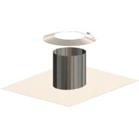 Atec coller plat pour toit plat 0 - 5, y compris le couvre-temps DN 125/190
