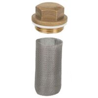Partie supérieure JS pour ramasse-miettes, tamis fin, DN20, 3/4", en laiton