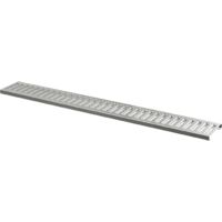 Alcaplast – Caniveau de drainage galvanisé A15 – Profil en C – Maille 89x9 mm – Système SAFE verrouillable – Charge 1500 kg