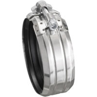Connecteur pour rabbit OHA pour tubes en fonte DN 100, acier inoxydable W2, EPDM (810)
