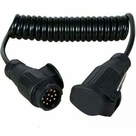 Verlängerungskabel für Anhänger 13-13 polig 2M Verkabelung Stecker Wohnwagen Spiralkabel Verlängerungskabel für Fahrzeuge (1/5)