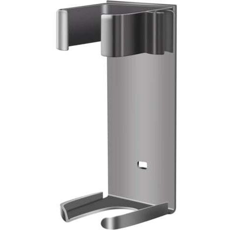 Halterung für Haarglätter, Lockenstab-Organizer für Friseursalon, Aluminiumhalterung, Grau [12,5x4,5]