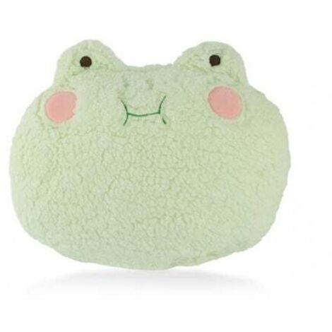 Plüschkissen Frosch Creme/Hellgelb (Hellgrün), kreative Dekoration für Büro, Stuhl, Sofa und Bett. Süßes und niedliches Geburtstags- und Reisegeschenk für Kinder (1/5)