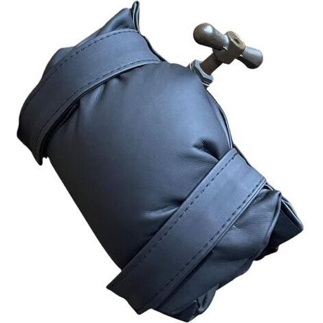Winter-Außenarmaturabdeckung, verdickte Armaturabdeckung, Winterisolierung, Frostschutzisolierung aus PU-Leder und Baumwolle, wiederverwendbare Außenhahn-Socken für den Garten (1/5)