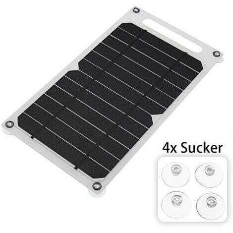 (1 Stück) Tragbares 6-V-Solarpanel mit stabilem USB-Akkuladegerät, geeignet für Handyaufladung im Freien, Camping, Zuhause (1/5)