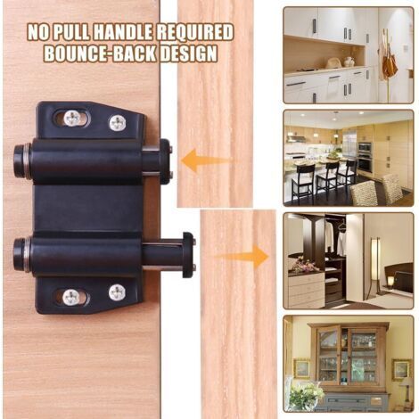 Focket Electric Push Latch Opener – Magnetic Cabinet Door Release, Rechargeable 300mAh, Adjustable Fit, For Hidden Doors & Drawers