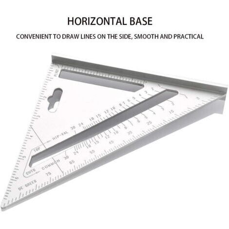 Metall-Lineal 60cm – Aluminium, Rutschfest, Mit Schutzplatte, Blau, Für Präzises Schneiden & Messen