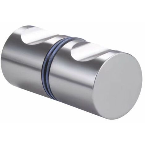 Tirador de manija de aleación de aluminio cromado para baño y ducha (1/5)