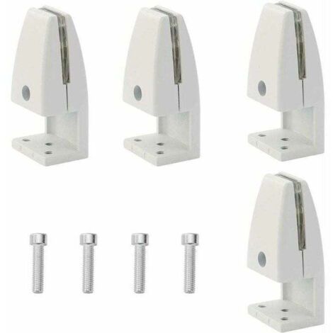 4er-Pack Schreibtisch-Trennwand-Clips, Hustenschutz-Clips aus Aluminiumlegierung, Sichtschutz-Clips für Klassenzimmer (5–20 mm) (1/4)
