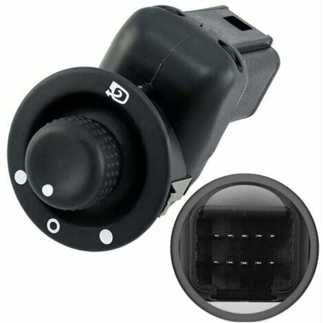 Pulsante specchietto retrovisore per Clio 3 4 Scenic Captur Modus Interruttore Controllo Regolazione esterna Specchio pieghevole retrattile 8200676529 8200214921 (1/4)