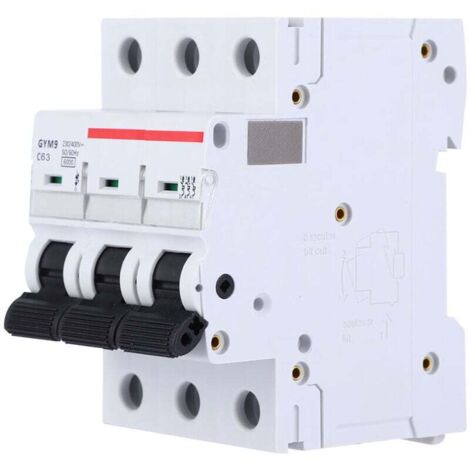 GYM9-C65 Leistungsschalter 3P 230/400VAC 50/60Hz IP20 Leckageschutz Elektrischer Leistungsschalter (1/4)