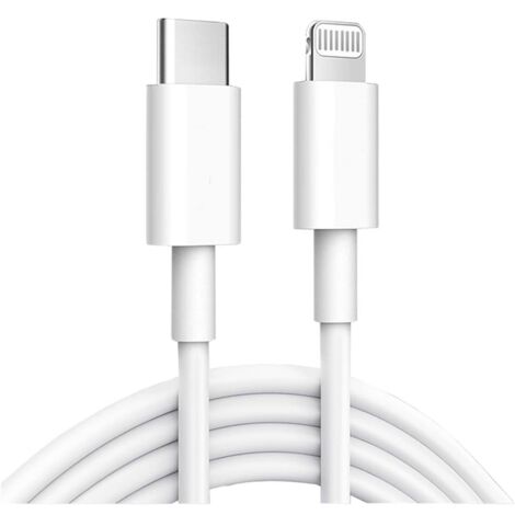 2 m USB-C-Datenkabel mit Schnellladung [MFi-zertifiziert] für iPhone 14/14 Pro/13/13 Pro/12/12 Pro/SE/11/11 Pro Max/XS Max/X/XR/8/7, iPad und AirPods (1/5)