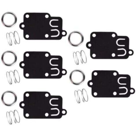 XVX Packung Vergasermembran-Dichtungssatz für Briggs & Stratton 2 PS bis 5 PS Motoren 270026 272538 272538S 272637 4157 4168 5021 5021K 690766 221377 Federkappe (1/4)