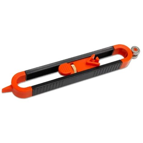 CSPARKV Konturenlehre, 35 x 233 mm, mit Schloss, Profilwerkzeug, Messlineal für die Holzbearbeitung, unregelmäßige Konturen, Duplizierlehre, Werkzeug, Geschenk für Schreiner (1/4)