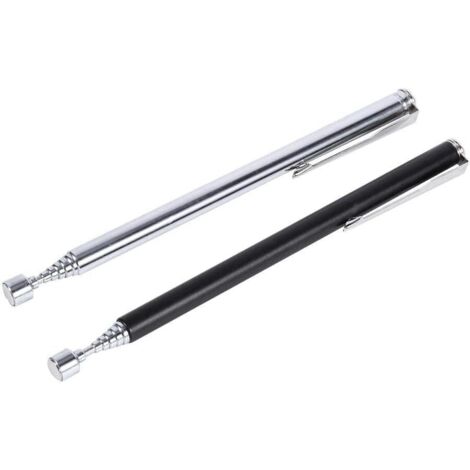 Teleskopisches magnetisches Picking-Werkzeug, 1–2 Pfund schwerer Magnetstab, langlebiger magnetischer Retriever-Apportieren mit Taschenclip (1/5)