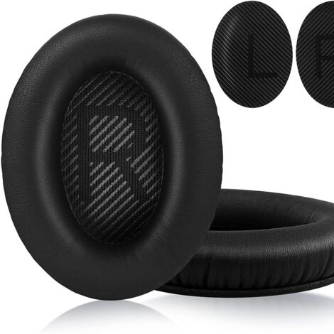 Schaumstoff-Ohrpolster für Bose Quiet Comfort 35 (QC35) und 35 II (QC35 II) Kopfhörer, mit weicherem Lammfell, geräuschisolierendem Schaumstoff, extra dick (1/5)