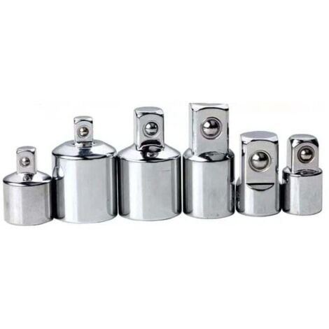 L&H Tools 6-teiliger Steckschlüsselsatz, 1/4, 3/8 und 1/2 bis 3/4 Zoll Adapter (1/5)