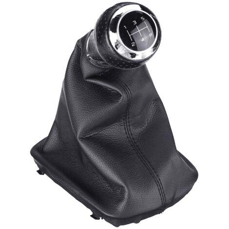 5-Gang-Auto-Leder-Handschaltknauf mit Kofferraumdeckel-Schaltgriff, für Audi A3 A4 Q5 S3 S4 A4 B5 A4 B6 A4 B7 A6 C5 (1/5)