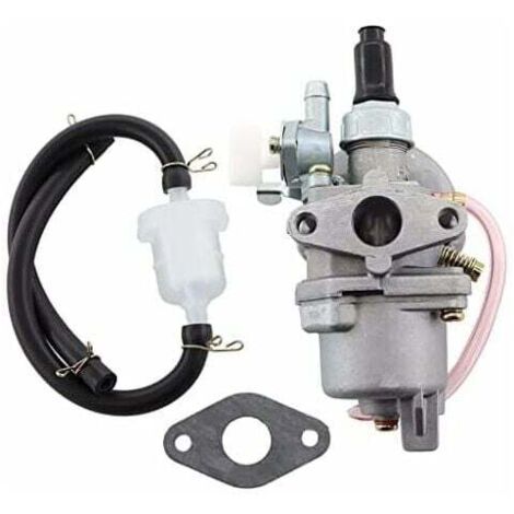 PZ13 13-mm-Vergaser mit Kraftstofffilter – kompatibel mit 2-Takt-Motoren von 47 cc bis 50 cc für Mini-ATVs, Quads, Dirtbikes, Pocket-Bikes (1/4)