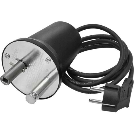 Aluminium-Grillständer-Set – Elektromotor mit rotierenden Stiften, kompatibel mit Camping, Nennlast 0–24 kg, EU-Stecker (1/4)