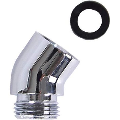 CSPARKV 2 Eckstücke für Handbrausen 1/2' IG 1/2' Ag-Gewinde und 50° Neigung (Winkel01) (1/5)