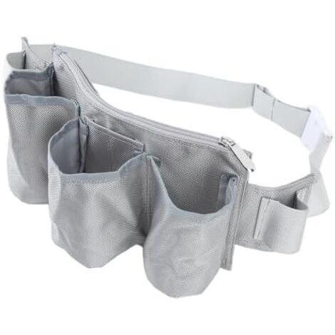 CSPARKV 16,5x26,5 cm Garten Werkzeug Gürtel Tasche mit Taschen und Wasserdicht Oxford Tuch Taille Tasche Einstellbare Gartenarbeit Werkzeug Taille Tasche Gürtel für (1/5)