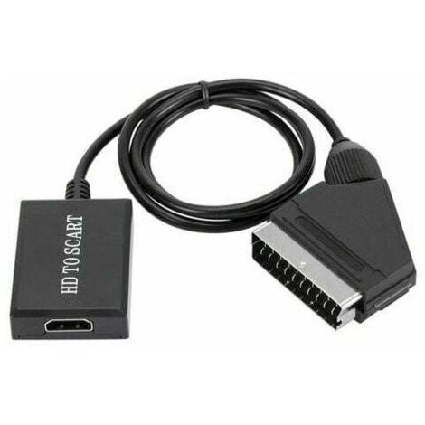 HDMI-zu-SCART-Konverter, 1080p HD Audio-Video-Adapter für HDMI zu SCART, Sky Box, STB (1/4)