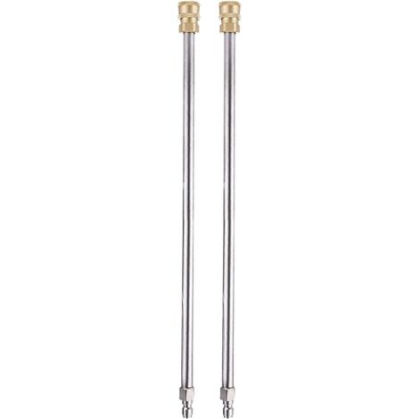 CSPARKV 2er-Pack Hochdruckreiniger-Lanzenverlängerung, 13,5 Zoll 4000 PSI Spritzpistole mit 1/4 Schnellanschluss für Hochdruckreiniger, Reinigungsmaschine (1/5)